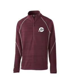 Ebonite Maroon Apex Men's Deviate Bowling Pullover