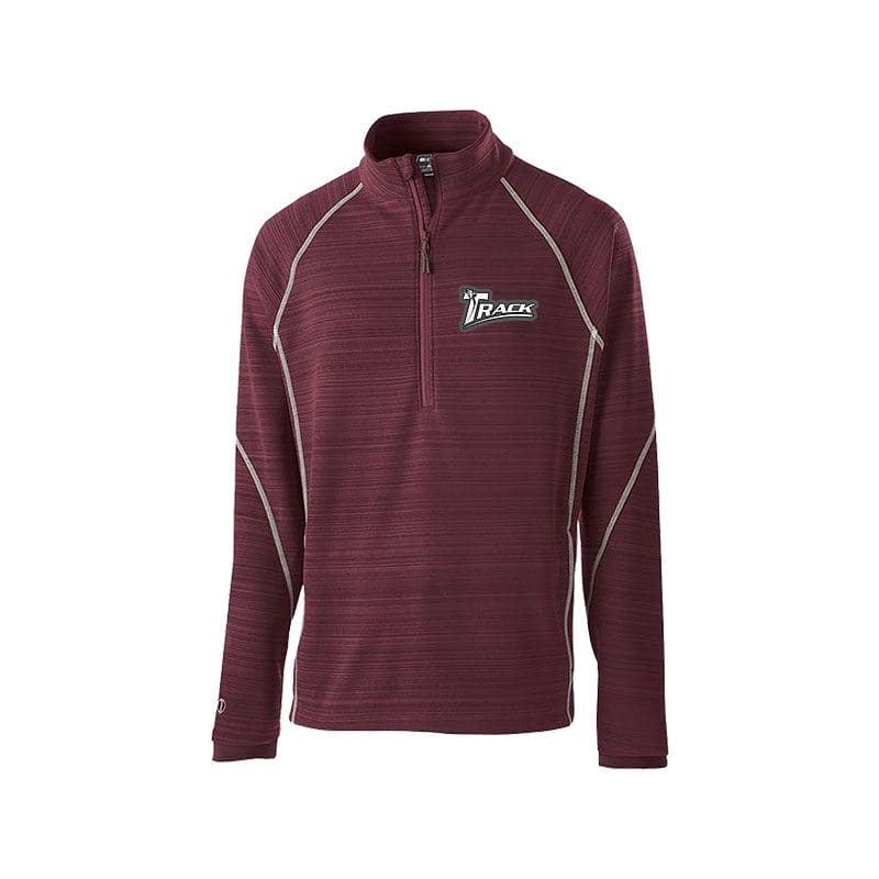 Track Maroon Inertia Men's Deviate Bowling Pullover