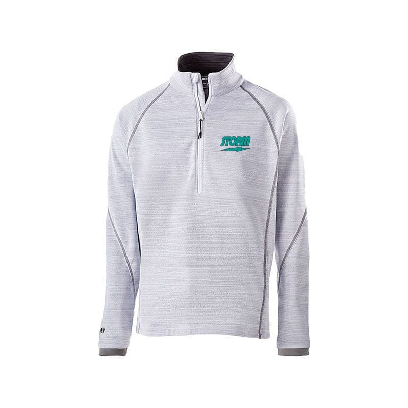 Storm White Anarchy Men's Deviate Bowling Pullover
