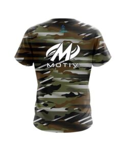 Alternative view of Motiv Camo Grunge CoolWick Bowling Jersey