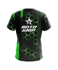 Alternative view of Roto Grip Green Steel Comb CoolWick Bowling Jersey