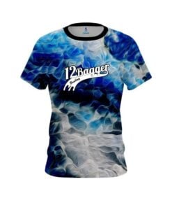 12Bagger Blue Marble Onyx CoolWick Bowling Jersey