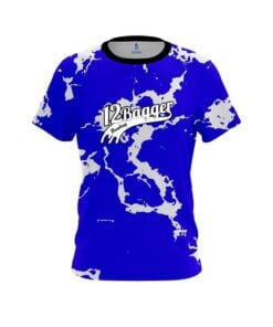 12Bagger Blue Shock CoolWick Bowling Jersey