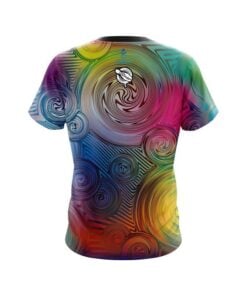 Alternative view of 12Bagger Blurry Vortex CoolWick Bowling Jersey