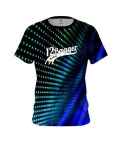 12Bagger Electronic Wave Aqua CoolWick Bowling Jersey