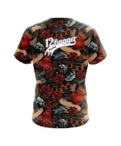 Alternative view of 12Bagger Love Kills  CoolWick Bowling Jersey