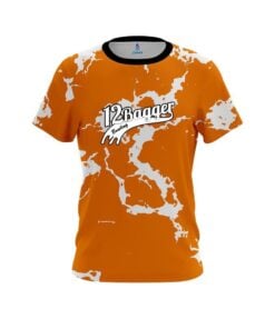 12Bagger Orange Shock CoolWick Bowling Jersey