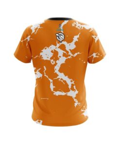 Alternative view of 12Bagger Orange Shock CoolWick Bowling Jersey