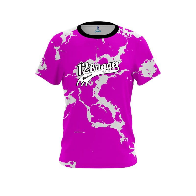 12Bagger Pink Shock CoolWick Bowling Jersey