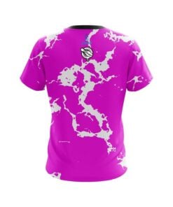 Alternative view of 12Bagger Pink Shock CoolWick Bowling Jersey