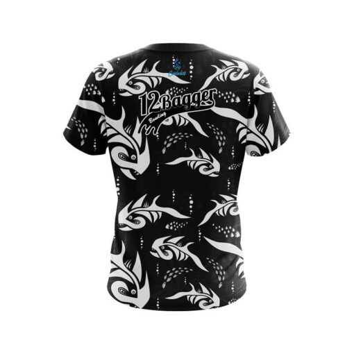 12Bagger Piranha Escape CoolWick Bowling Jersey - Image 2