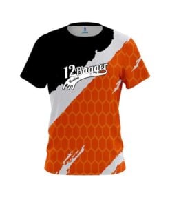 12Bagger Split Power Orange CoolWick Bowling Jersey