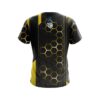 12Bagger Yellow Steel Comb CoolWick Bowling Jersey - Image 2