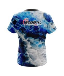 Alternative view of 900 Global Blue Marble Onyx CoolWick Bowling Jersey