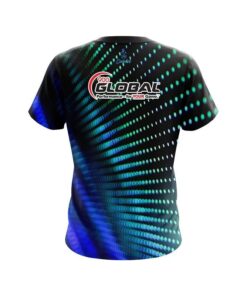 Alternative view of 900 Global Electronic Wave Aqua CoolWick Bowling Jersey