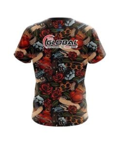 Alternative view of 900 Global Love Kills  CoolWick Bowling Jersey