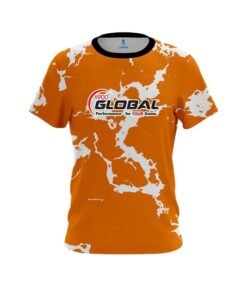 900 Global Orange Shock CoolWick Bowling Jersey
