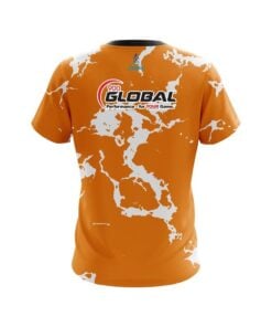 Alternative view of 900 Global Orange Shock CoolWick Bowling Jersey