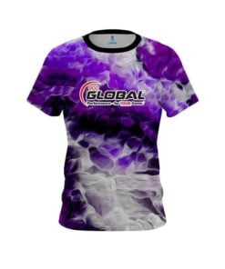 900 Global Purple Marble Onyx CoolWick Bowling Jersey