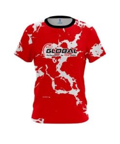 900 Global Red Shock CoolWick Bowling Jersey