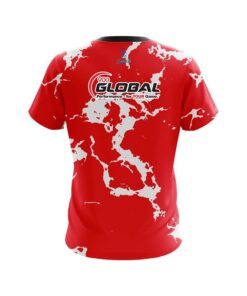 Alternative view of 900 Global Red Shock CoolWick Bowling Jersey