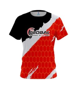 900 Global Split Power Red CoolWick Bowling Jersey