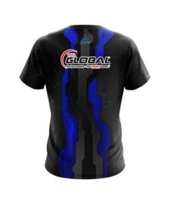 Alternative view of 900 Global Sport Technology Blue CoolWick Bowling Jersey