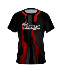 900 Global Sport Technology Red CoolWick Bowling Jersey