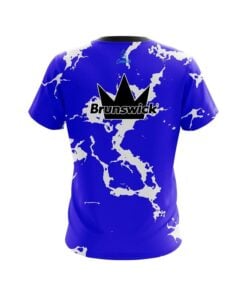 Alternative view of Brunswick Blue Shock CoolWick Bowling Jersey