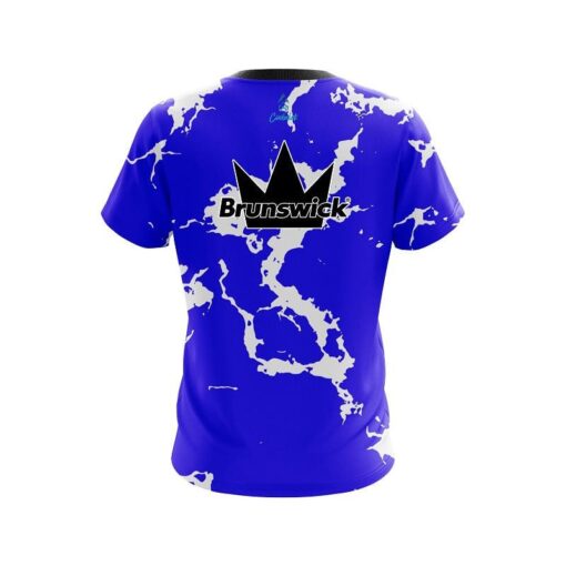 Brunswick Blue Shock CoolWick Bowling Jersey - Image 2