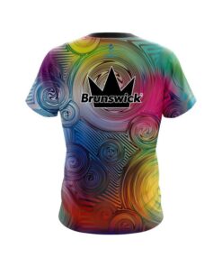 Alternative view of Brunswick Blurry Vortex CoolWick Bowling Jersey