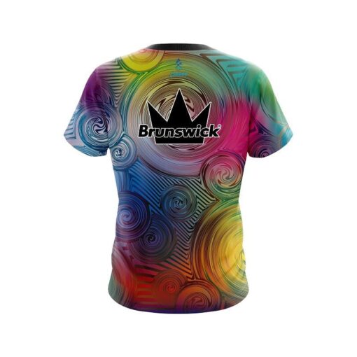 Brunswick Blurry Vortex CoolWick Bowling Jersey - Image 2