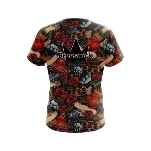 Brunswick Love Kills  CoolWick Bowling Jersey - Image 2