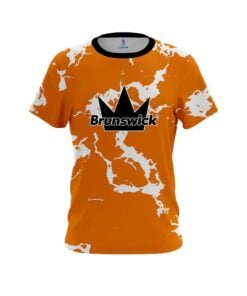 Brunswick Orange Shock CoolWick Bowling Jersey