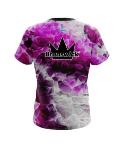 Alternative view of Brunswick Pink Marble Onyx CoolWick Bowling Jersey