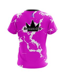 Alternative view of Brunswick Pink Shock CoolWick Bowling Jersey