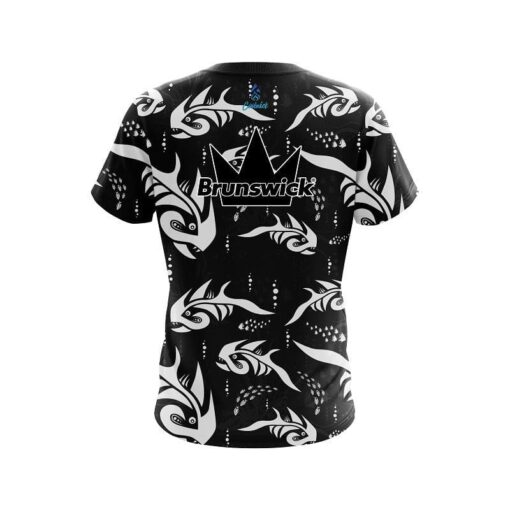 Brunswick Piranha Escape CoolWick Bowling Jersey - Image 2