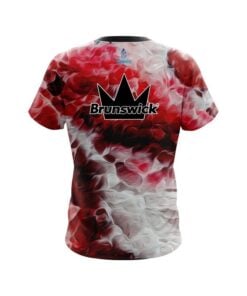 Alternative view of Brunswick Red Marble Onyx CoolWick Bowling Jersey