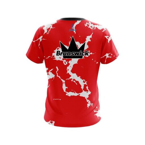 Brunswick Red Shock CoolWick Bowling Jersey - Image 2