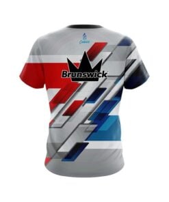 Alternative view of Brunswick Silver Swift CoolWick Bowling Jersey