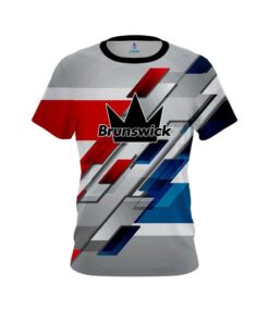 Brunswick Silver Swift CoolWick Bowling Jersey