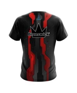 Alternative view of Brunswick Sport Technology Red CoolWick Bowling Jersey