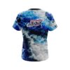 Columbia 300 Blue Marble Onyx CoolWick Bowling Jersey - Image 2