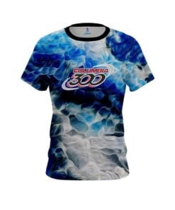 Columbia 300 Blue Marble Onyx CoolWick Bowling Jersey
