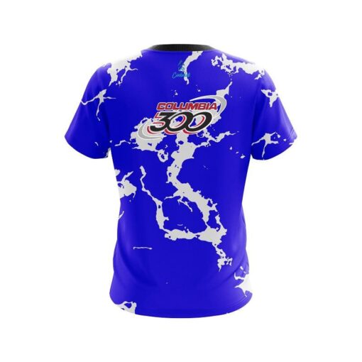 Columbia 300 Blue Shock CoolWick Bowling Jersey - Image 2