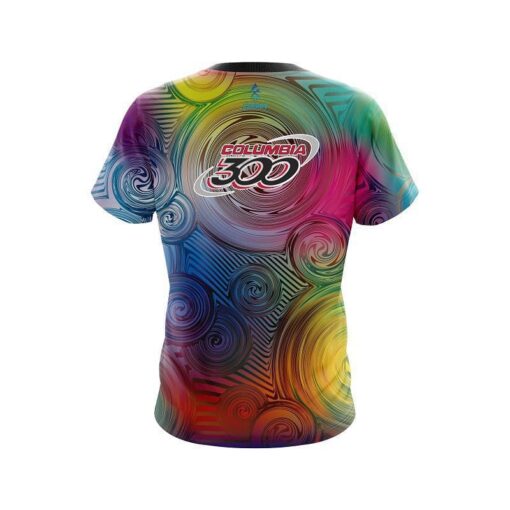 Columbia 300 Blurry Vortex CoolWick Bowling Jersey - Image 2