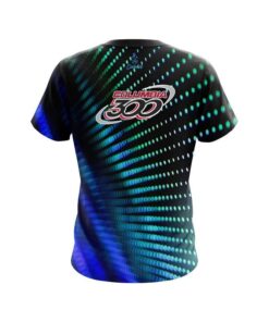 Alternative view of Columbia 300 Electronic Wave Aqua CoolWick Bowling Jersey