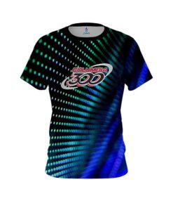Columbia 300 Electronic Wave Aqua CoolWick Bowling Jersey