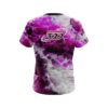 Columbia 300 Pink Marble Onyx CoolWick Bowling Jersey - Image 2