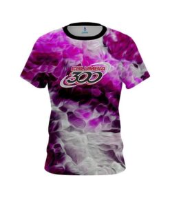 Columbia 300 Pink Marble Onyx CoolWick Bowling Jersey